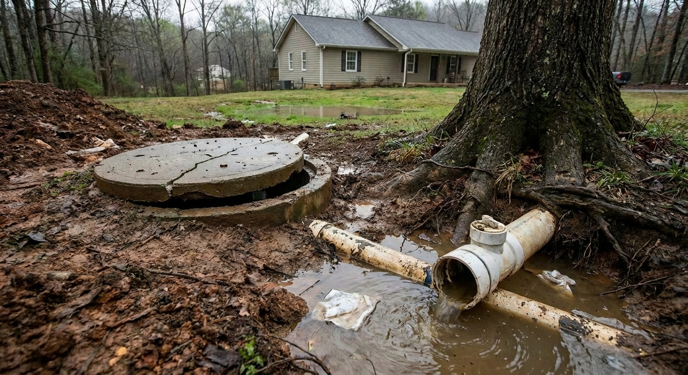Common Reasons Septic Backups Happen in Dawsonville Properties