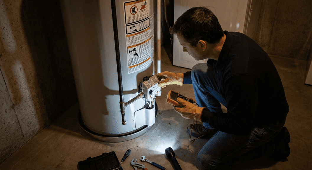 Hot water heater troubleshooting and repair steps